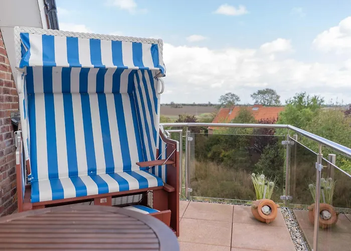 Дом отдыха Inselblume 61 - Mit Balkon In Neue Tiefe